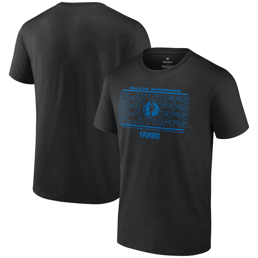 Men 2024 NBA Dallas Mavericks black Tshirts->nba t-shirts->Sports Accessory